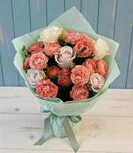 Букет влюбленный романтик в Знаменке Тамбовской области Букет цветов из:  Розы в Знаменке Тамбовской области