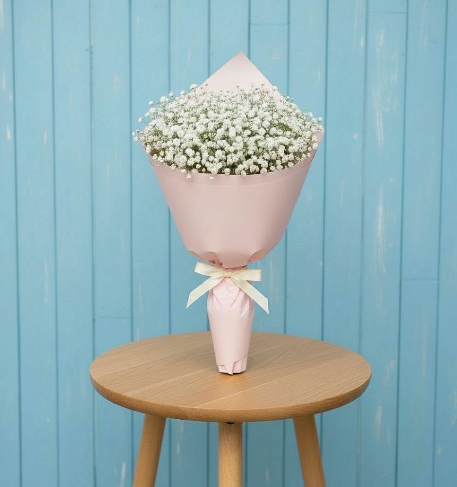 Букет Воздушное настроение в Знаменке Тамбовской области Букет цветов из: Гипсофила в Знаменке Тамбовской области