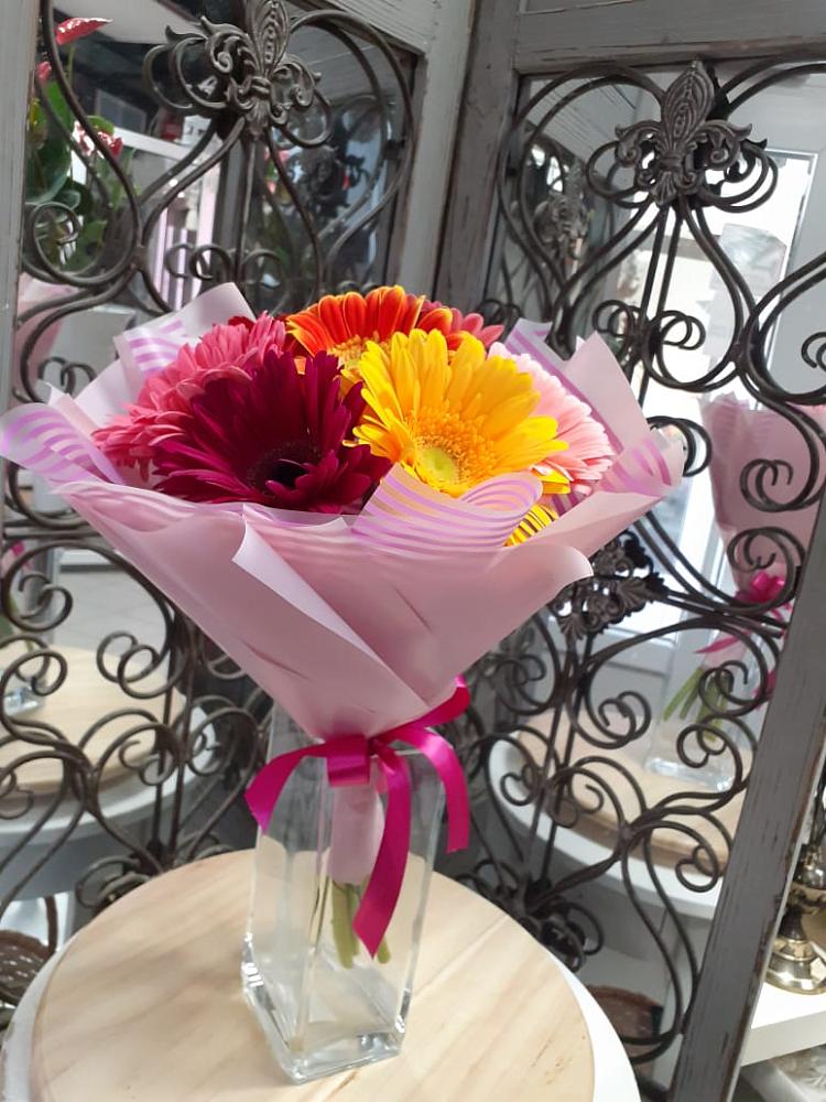 Букет цветов из: Герберы в Знаменке Тамбовской области