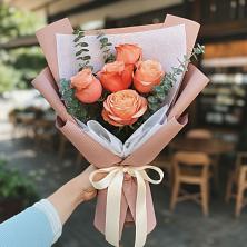 Букет цветов из:  Розы в Знаменке Тамбовской области