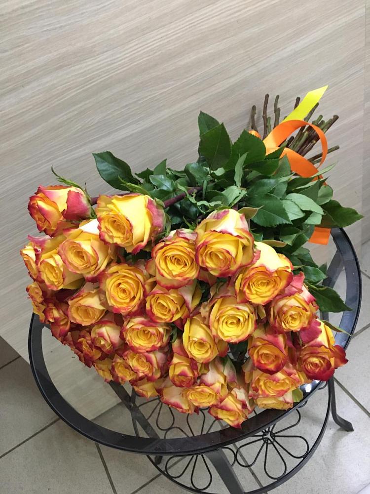 Желтые розы  в Знаменке Тамбовской области Букет Желтые розы в Знаменке Тамбовской области