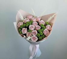 Букет доброе утро в Знаменке Тамбовской области Букет цветов из:  Розы и Хризантемы в Знаменке Тамбовской области