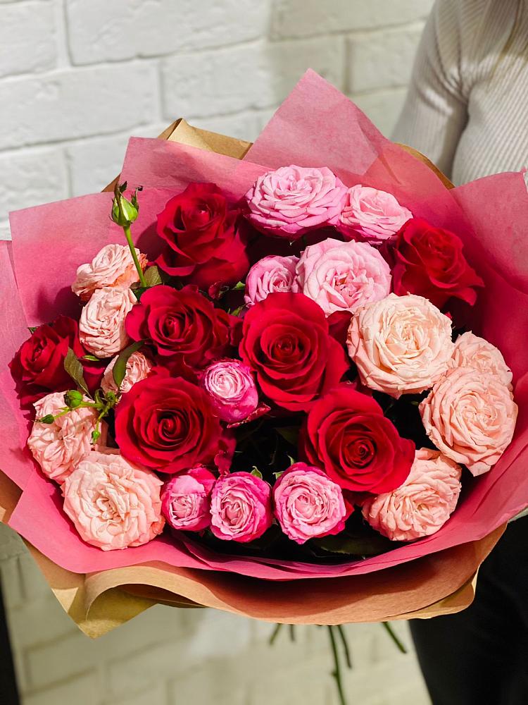 Букет цветов из: Розы в Знаменке Тамбовской области