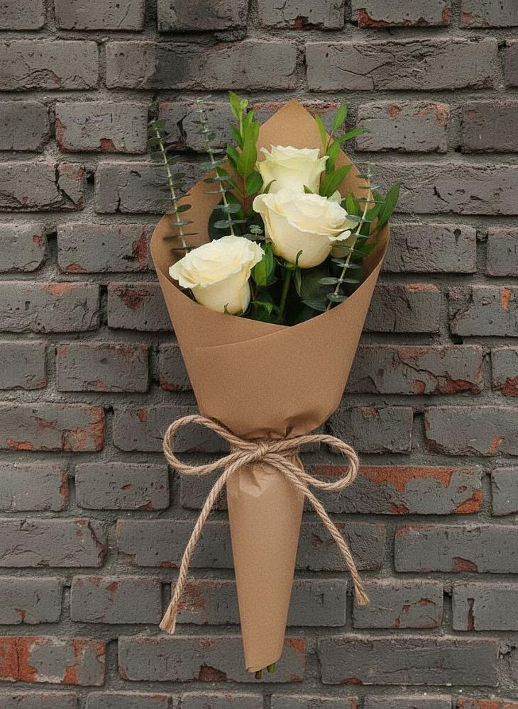 Букет из 3 роз в Знаменке Тамбовской области Букет цветов из: Розы в Знаменке Тамбовской области