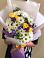 Букет цветов из: Ирисы, Хризантемы и Розы в Знаменке Тамбовской области