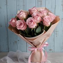 9 розовых роз #REPLACE_PRED# Знаменке Тамбовской области Букет цветов из:  Розы #REPLACE_PRED# Знаменке Тамбовской области