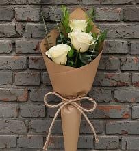 Букет из 3 роз в Знаменке Тамбовской области Букет цветов из:  Розы в Знаменке Тамбовской области
