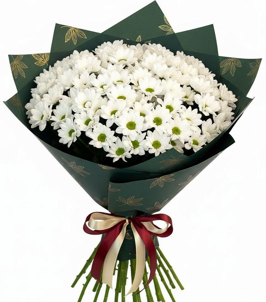 Букет море ромашек в Знаменке Тамбовской области Букет цветов из: Хризантемы в Знаменке Тамбовской области