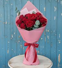 Букет красный бархат в Знаменке Тамбовской области Букет цветов из:  Розы в Знаменке Тамбовской области