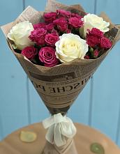 Букет Удивительный из роз в Знаменке Тамбовской области Букет цветов из:  Розы в Знаменке Тамбовской области