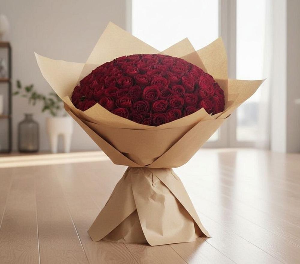 101 Красная роза в Знаменке Тамбовской области Букет 101 Красная роза в Знаменке Тамбовской области