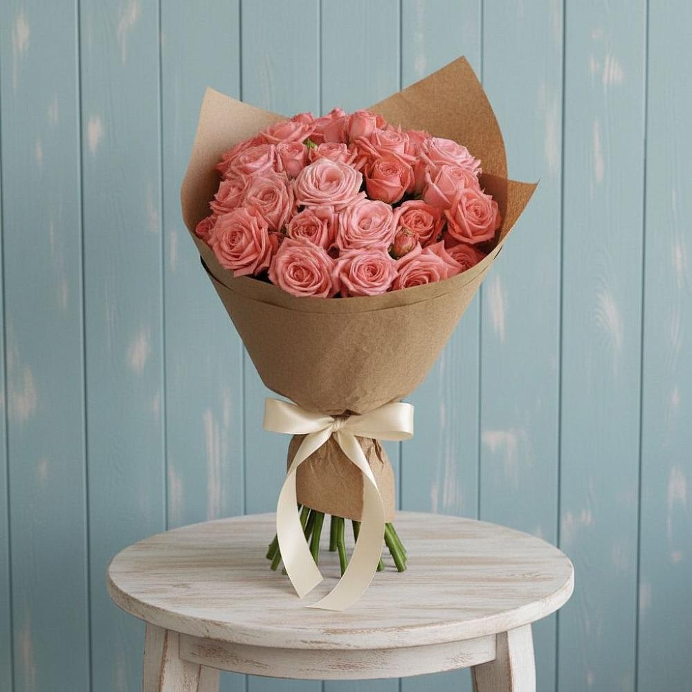 Букет пленительный в Знаменке Тамбовской области Букет цветов из: Розы в Знаменке Тамбовской области