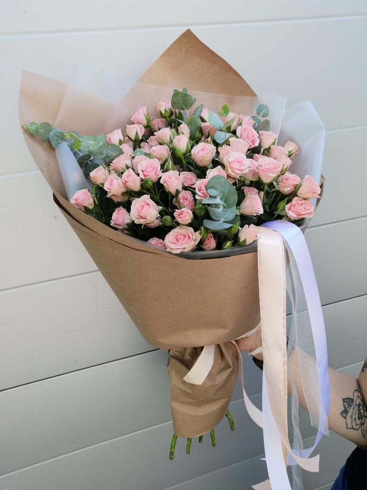 Букет Нежное касание в Знаменке Тамбовской области Букет цветов из: Розы в Знаменке Тамбовской области